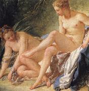 Francois Boucher Diana at the Bath(detail) oil painting artist